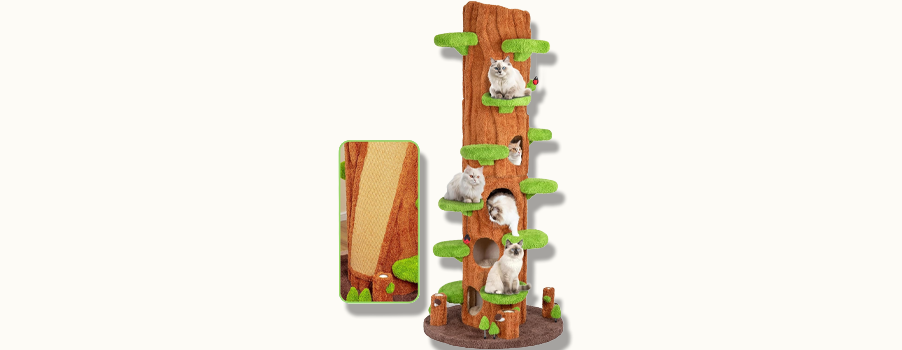 7 1/2 Foot Tall Cat Tree