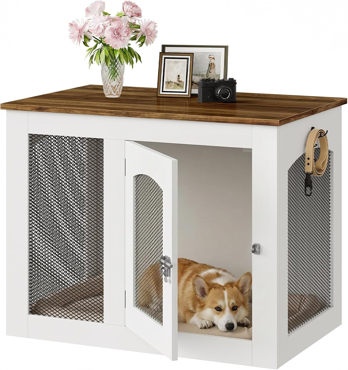 Furniture Style Dog Crate End Table
