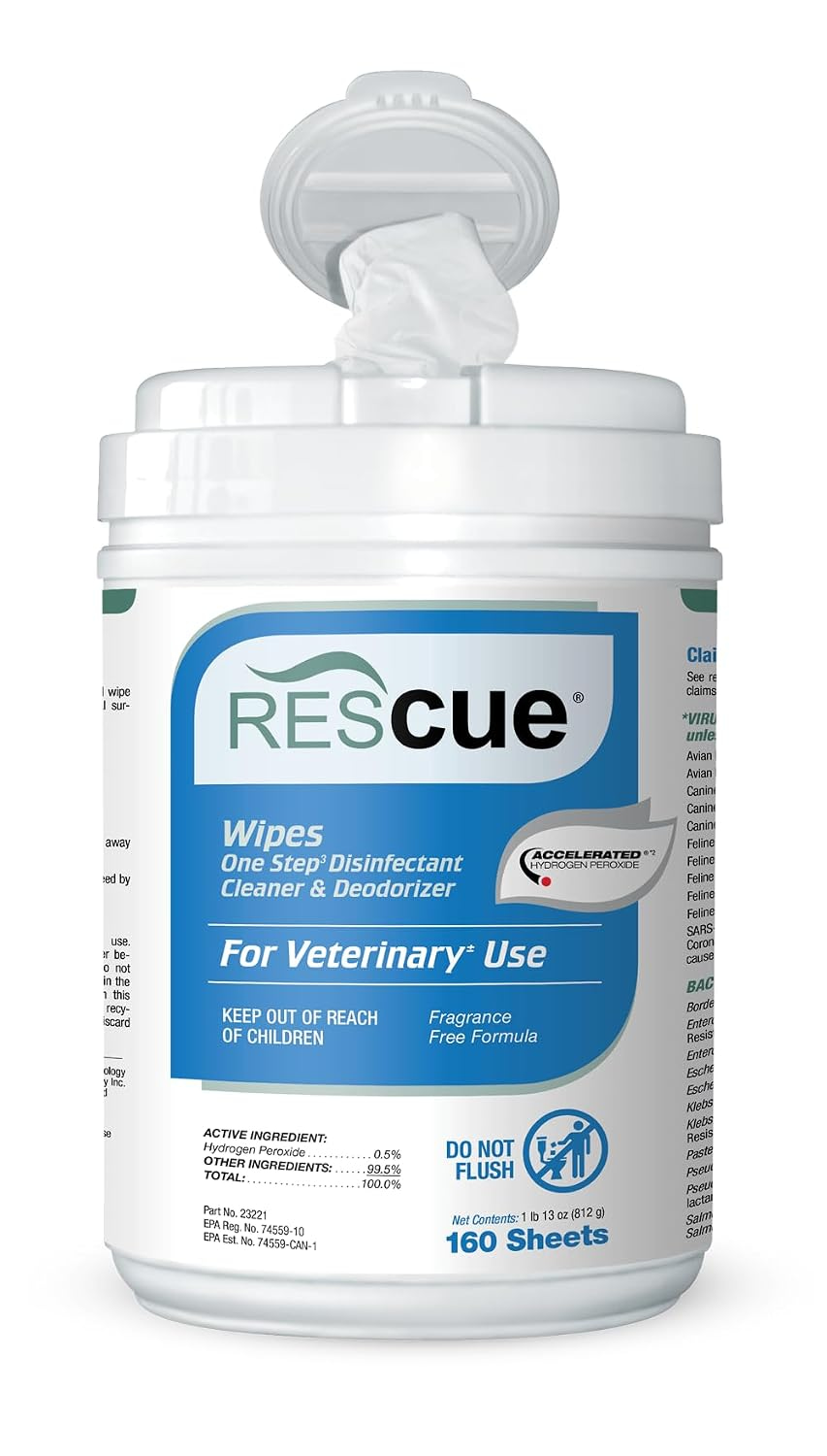 REScue One-Step Disinfectant Wipes