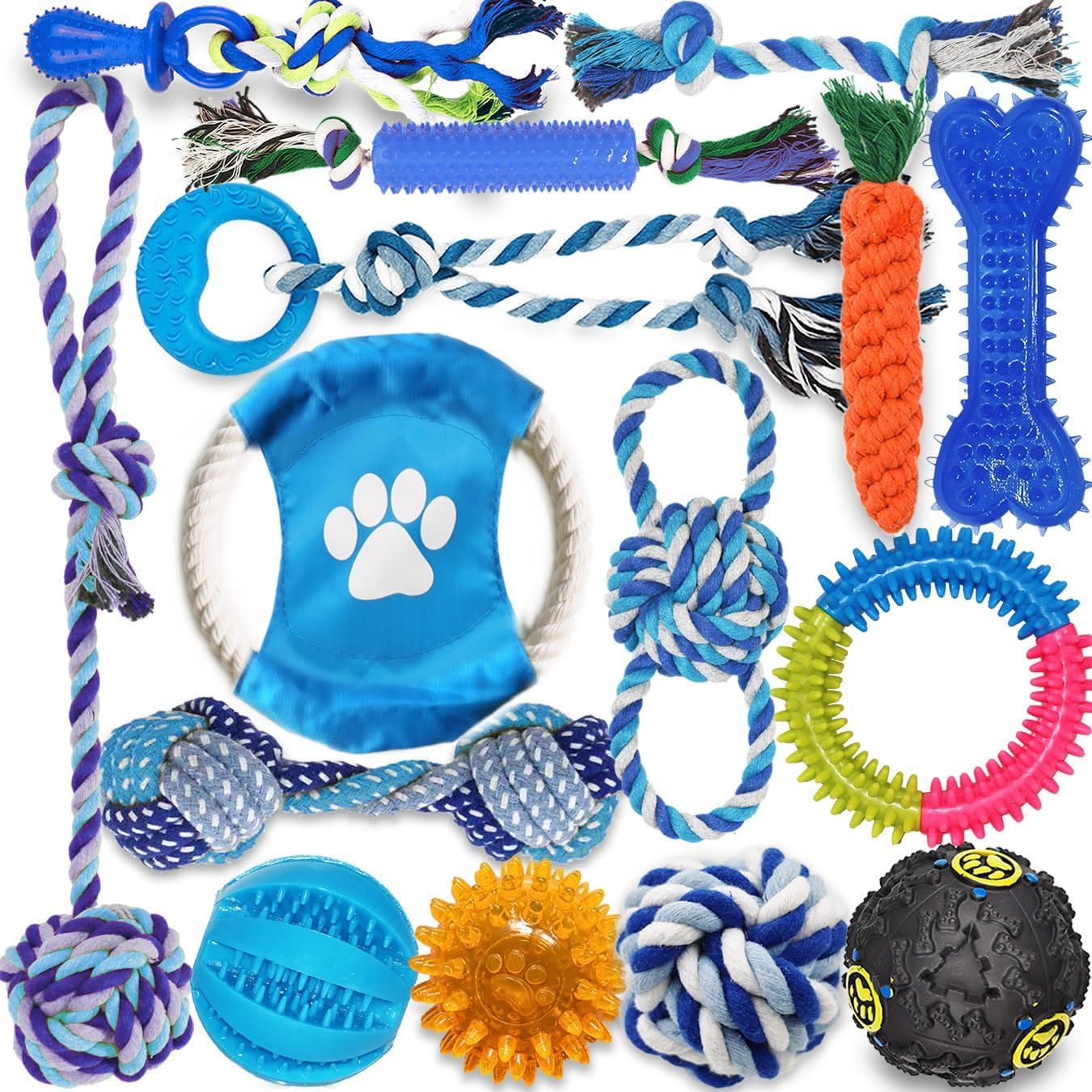 Puppy Teething & Toy Bundle (15 Pack)